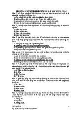 Tài liệu Trắc nghiệm Chủ nghĩa khoa học xã hội | Đại học Sư Phạm Hà Nội