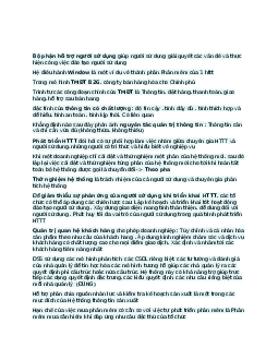 Đề cương ôn tập lý thuyết môn Hệ thống thông tin quản lý