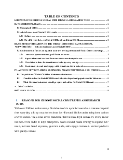 Tiểu luận kết thúc học phần môn Quản trị quan hệ khách hàng với đề tài "Social CRM"