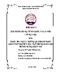 Thực trạng và những giải pháp thực hiện tốt nguyên tắc tập trung dân chủ trong đảng hiện nay | Tiểu luận xây dựng đảng