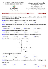 Đề giữa kì 2 Toán 10 năm 2024 – 2025 trường THPT Nguyễn Hữu Huân – TP HCM có đáp án