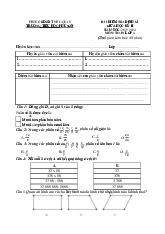 Đề thi giữa học kỳ 2 môn Toán lớp 4 năm học 2024-2025 cho cả 3 bộ sách Kết nối tri thức, Cánh diều, Chân trời sáng tạo