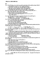 ĐỀ BÁM SÁT ĐỀ MINH HỌA - Môn quản trị học - Đại Học Kinh Tế - Đại học Đà Nẵng