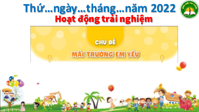 Chủ đề: Mái trường em yêu - Tuần 11 | Bài giảng PowerPoint Hoạt động trải nghiệm 3 | Kết nối tri thức
