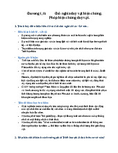 Chương I, II: Những Nguyên Lý Cơ Bản của Chủ Nghĩa Mác-Lênin | Môn Nguyên lý cơ bản Mác - Lênin 1 - Đại học Ngoại Thương