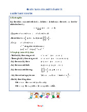 Bài Tập Toán 7 Lũy Thừa Của Một Số Hữu Tỉ Có Lời Giải