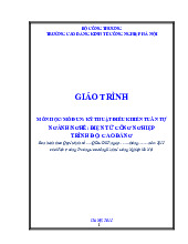 Giáo Trình Môn Kĩ thuật điều khiển tuần tự | Trường Cao đẳng Kinh tế Công nghiệp Hà Nội