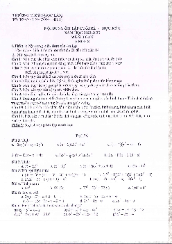 Đề cương ôn tập cuối kỳ 1 Toán 8 năm 2022 – 2023 trường THCS Ngọc Lâm – Hà Nội
