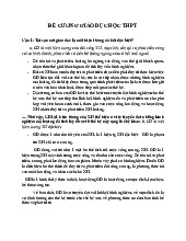 Đề Cương Giáo Dục Học Trung Học Phổ Thông | Môn Giáo dục học - Đại học Sư Phạm Hà Nội