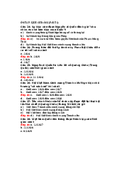 Bài Tập Trắc Nghiệm Củng Cố Kiến Thức Môn Lịch Sử Đảng Cộng Sản Việt Nam