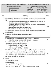 Đáp án đề thi kết thúc học phần môn Xác suất thống kê| Trường Đại học Ngoại Thương
