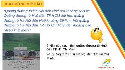 Giáo án điện tử Toán 6 Bài 3 Cánh diều: Phép cộng, phép trừ các số tự nhiên (tiết 1)