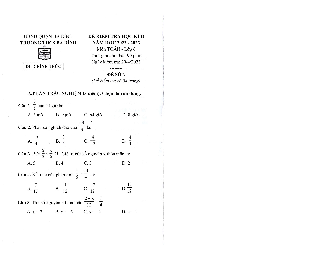 Đề học kì 2 Toán 6 năm 2022 – 2023 trường THCS Ba Đình – Hà Nội