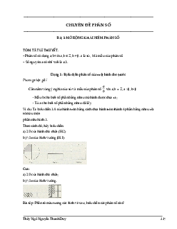 Phương pháp giải các dạng toán chuyên đề phân số
