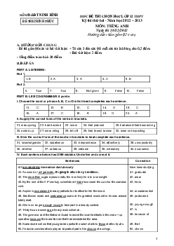 (Đáp án) Kỳ thi chọn học sinh giỏi lớp 12 THPT tỉnh Ninh Bình năm học 2012-2013 (lần thứ hai)