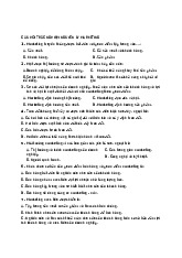 Câu hỏi trắc nghiệm ôn tập | Nguyên Lý Marketing | Đại học Tôn Đức Thắng