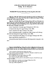 Nghị định về đào tạo, bồi dưỡng cán bộ, công chức, viên chức | Học viện Hành chính Quốc gia