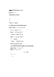 Ngân hàng câu hỏi ôn tập cuối học phần - Toán cao cấp | Đại học công nghệ Sài Gòn