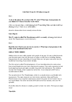 Giải Tiếng Anh 10 Unit 3: 3I Culture | Friends Global