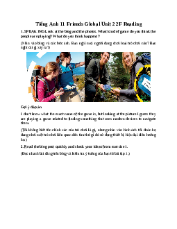 Giải Tiếng Anh 11 Unit 2 2F Reading | Friends Global