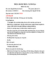 Bài 5 Vi phẫu lá cây Môn Thực vật dược | Đại học Kỹ thuật Y - Dược Đà Nẵng