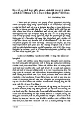 Bàn về sự phối hợp giữa chính sách tài khóa và chính sách tiền tệ trong việc kiểm soát lạm phát ở Việt Nam