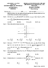 Đề KSCL HSG Toán 12 lần 2 năm 2024 – 2025 khối THPT Triệu Sơn & Lê Lợi – Thanh Hóa