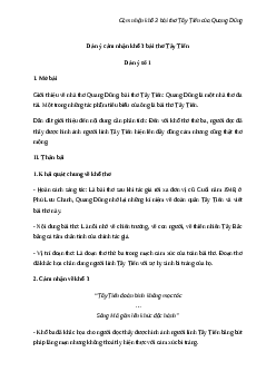 Cảm nhận khổ 3 bài thơ Tây Tiến của Quang Dũng (2 Dàn ý + 7 mẫu) | Văn mẫu 12