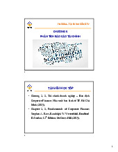 Chương 6 - Phân tích Báo cáo Tài chính (FIN 3004) - Tài liệu học tập