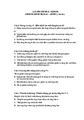 Câu hỏi ôn tập Kinh tế Chính trị Mác – Lênin | Đại học Thương Mại