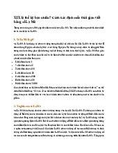 XIX là thế kỷ bao nhiêu? Cách xác định mốc thời gian viết bằng số La Mã - Toán 4