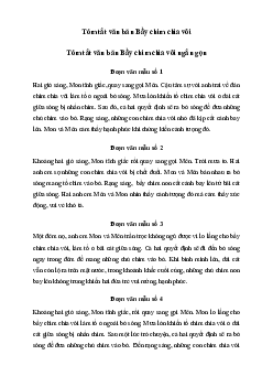 Văn mẫu lớp 7: Tóm tắt văn bản Bầy chim chìa vôi (10 mẫu) | Kết nối tri thức