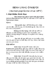 Bệnh u nhú ở người | Đại học Tây Đô