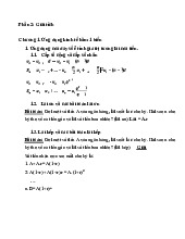 Lý thuyết Chương 1. Ứng dụng kinh tế hàm 1 biến | Môn toán cao cấp