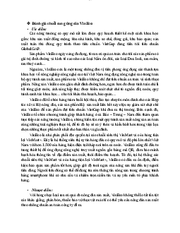 Chuỗi cung ứng của Vin Eco | Quản trị chuỗi cung ứng | Đại học Thương mại