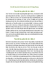 Tóm tắt tác phẩm Số đỏ của Vũ Trọng Phụng (4 mẫu)