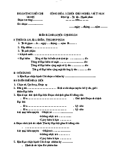 Mẫu biên bản - Kế toán | Trường Đại Học Công Đoàn