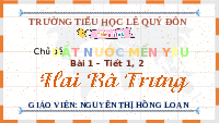 Giáo án điện tử Tiếng Việt 3 Tập 2 Bài 22 Kết nối tri thức: Sự tích ông Đùng, bà Đùng - Luyện tập