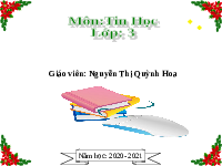 Giáo án điện tử Tin học 3 Bài 4 Kết nối tri thức: Bàn phím máy tính