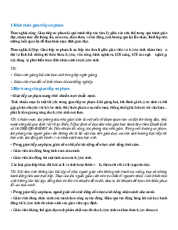 Vấn đề ôn tập môn giao tiếp sư phạm | Đại học Sư Phạm Hà Nội