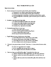 Trắc nghiệm viết lại câu - Tiếng anh b2 ôn tập