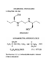 Tổng hợp và Đặc điểm Dược lý Ethambuto | Hoá trị liệu | Trường Đại học Khoa học Tự nhiên, Đại học Quốc gia Hà Nội