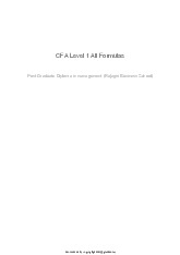 CFA Level 1: Comprehensive Formulas for Financial Concepts