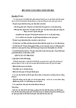 Đề cương tâm lí HSTH - Nội dung ôn tập môn Tâm Lý học giáo dục | Đại học Sư Phạm Hà Nội