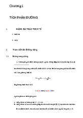 Dạng bài tập Tích phân đường | Môn Giải tích 1, 2 - Đại học Sư phạm Kỹ thuật Thành phố Hồ Chí Minh