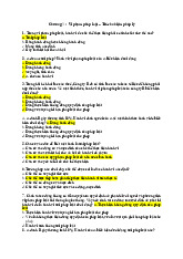 Câu hỏi trắc nghiệm ôn tập Chương 3 : Vi phạm pháp luật – Trách nhiệm pháp lý môn Pháp luật đại cương | Trường đại học Mở Hà Nội