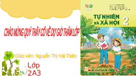 Giáo án điện tử Tự nhiên và xã hội 2 Bài 4 Chân trời sáng tạo : Giữ vệ sinh khi ở nhà.