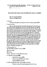 Đề cương đề tài Hệ thống điểm danh tự động môn Mạng cảm biến | Học viện Công Nghệ Bưu Chính Viễn Thông
