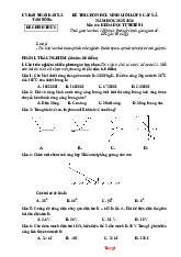 Đề Thi Chọn HSG Vật Lí 9 Xã Tam Nông 2025-2026 Có Đáp Án