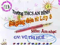 Giáo án điện tử Âm nhạc 8 Chân trời sáng tạo Tiết 11: Ôn tập bài hát Tuổi hồng